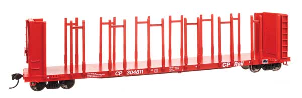 Walthers Mainline 910-50804 HO Scale 63' Pulpwood Flatcar RTR CP #304811