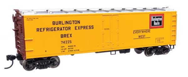 Walthers Mainline 910-41405 HO Scale 40' Steel Reefer RTR BREX #74225