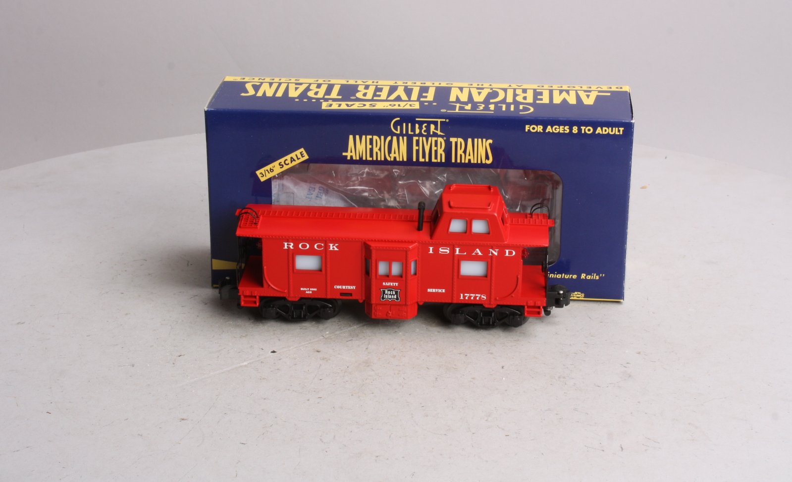 American Flyer 6-48722 S Rock Island Bay Window Caboose #17778