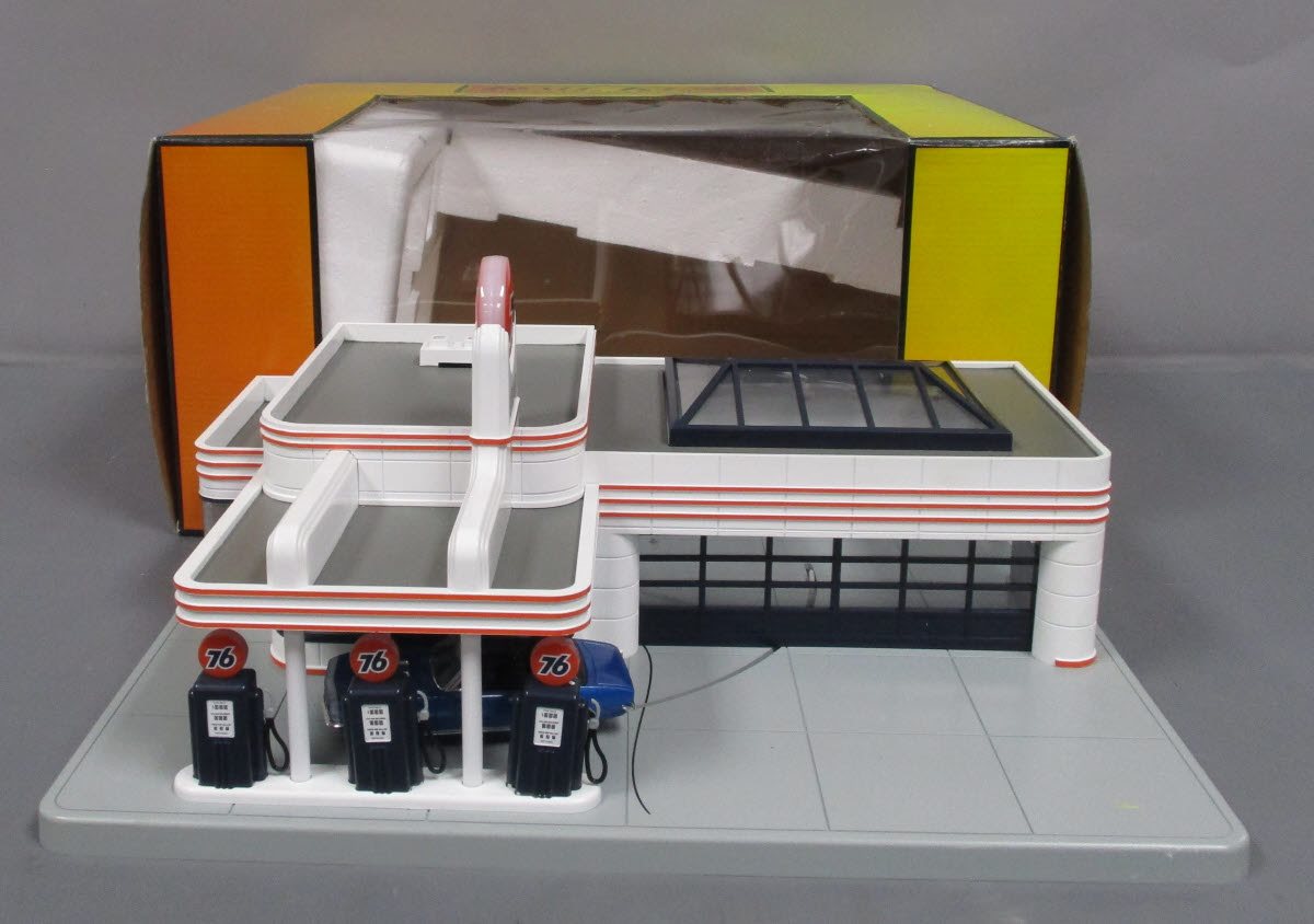 MTH 30-9109 O Gauge Union 76 Operating Gas Station