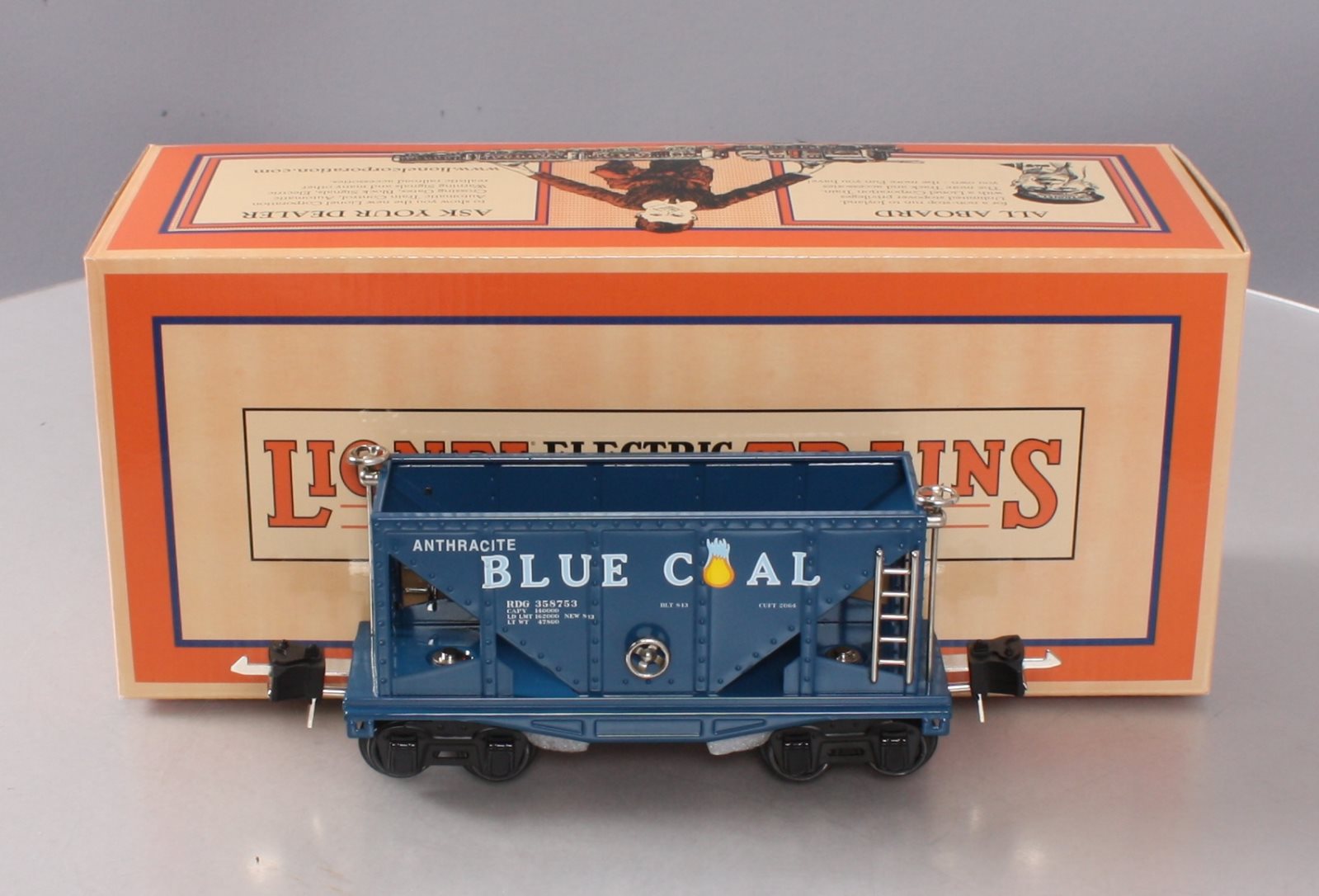 MTH 11-70104 Blue Coal Hopper Car #2653