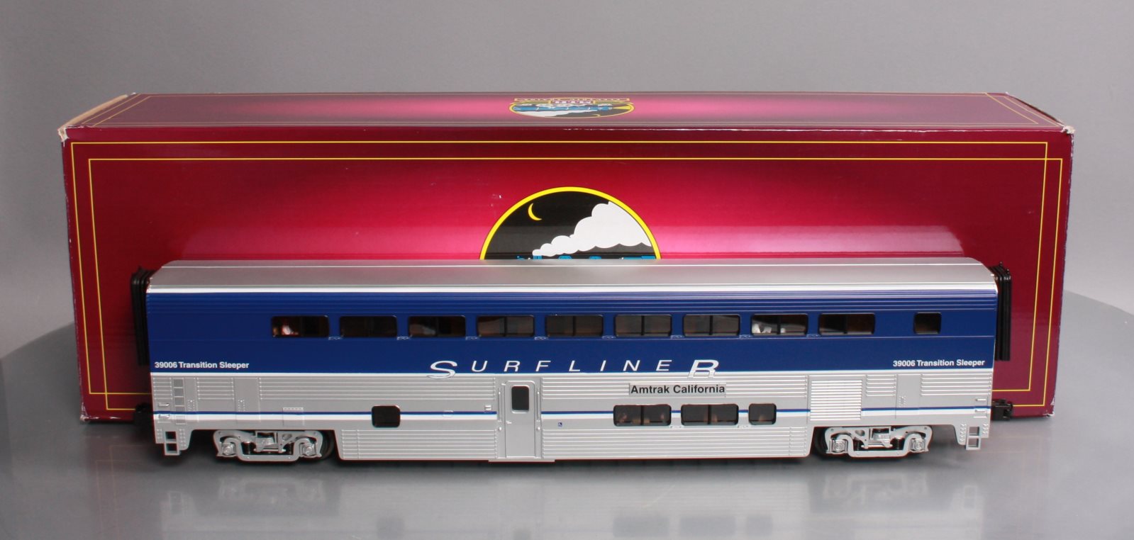 MTH 20-68231 O SuperLiner Transitional Sleeper,Amtrak/Surfliner