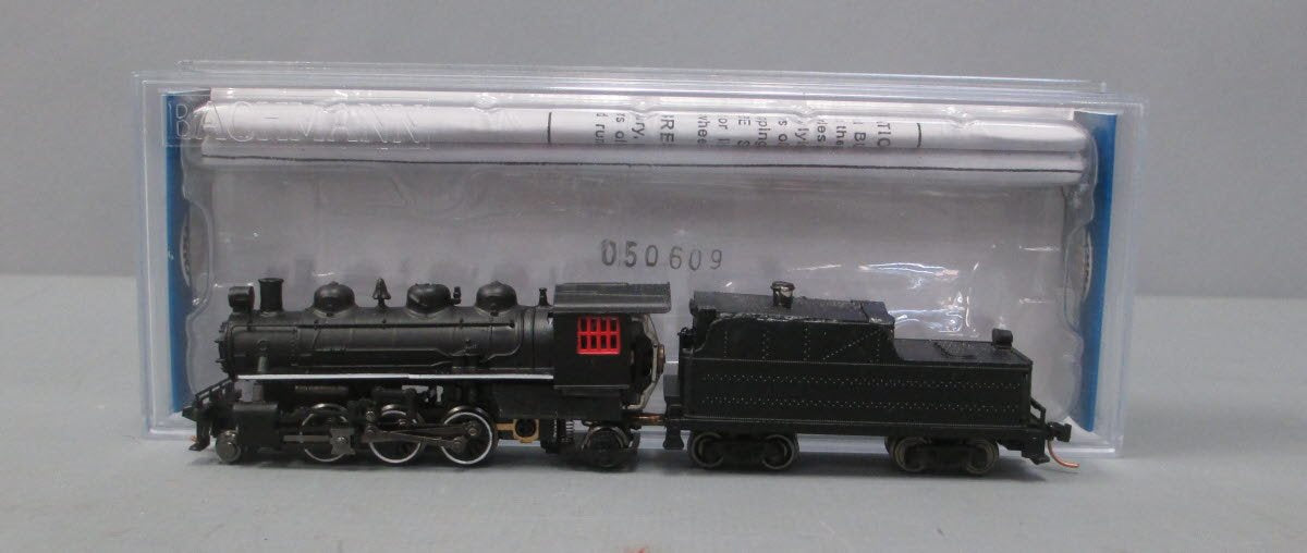 Bachmann 51598 N Painted & Unlettered 2-6-2 Prairie Steam Locomotive & Tender