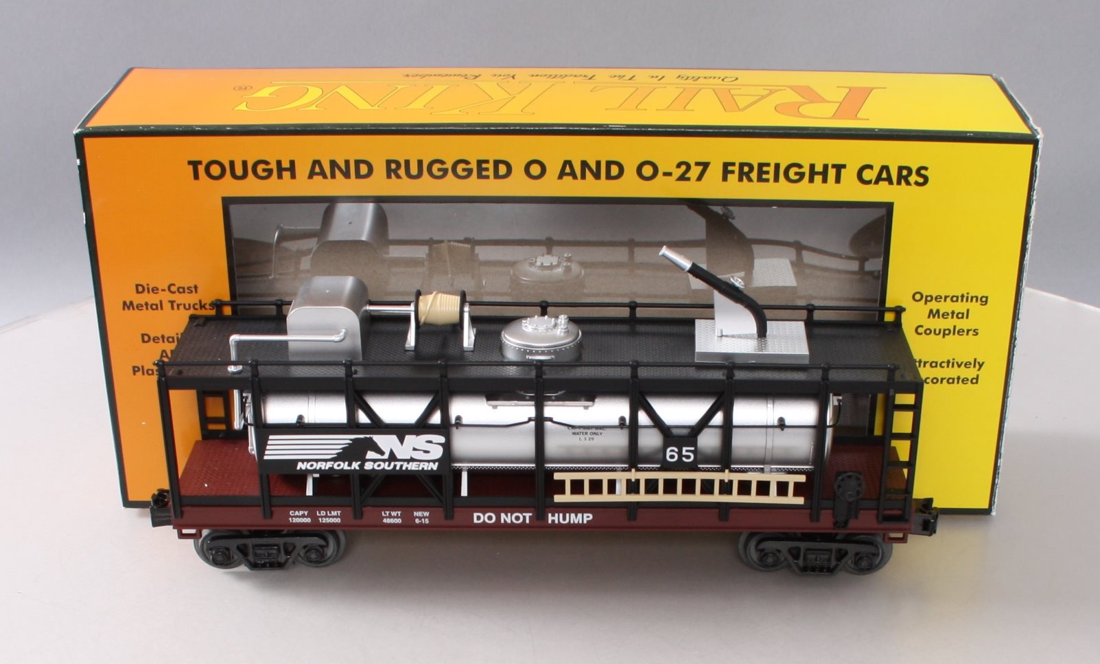 MTH 30-79489 O Norfolk Southern Fire Car - 3-Rail - RailKing #65
