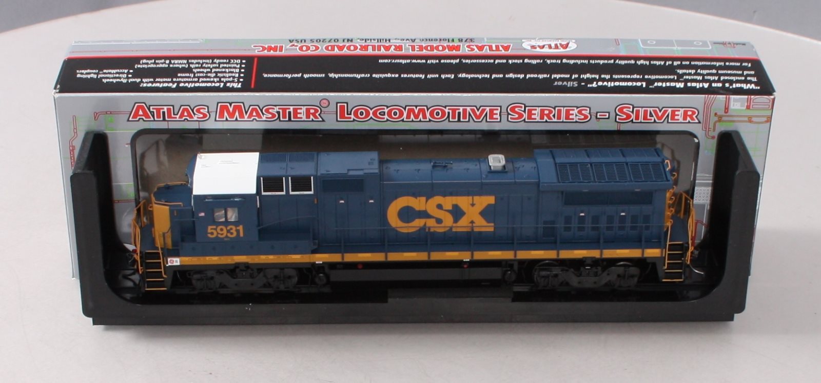 Atlas 10001798 HO CSX GE DASH 8-40B #5931