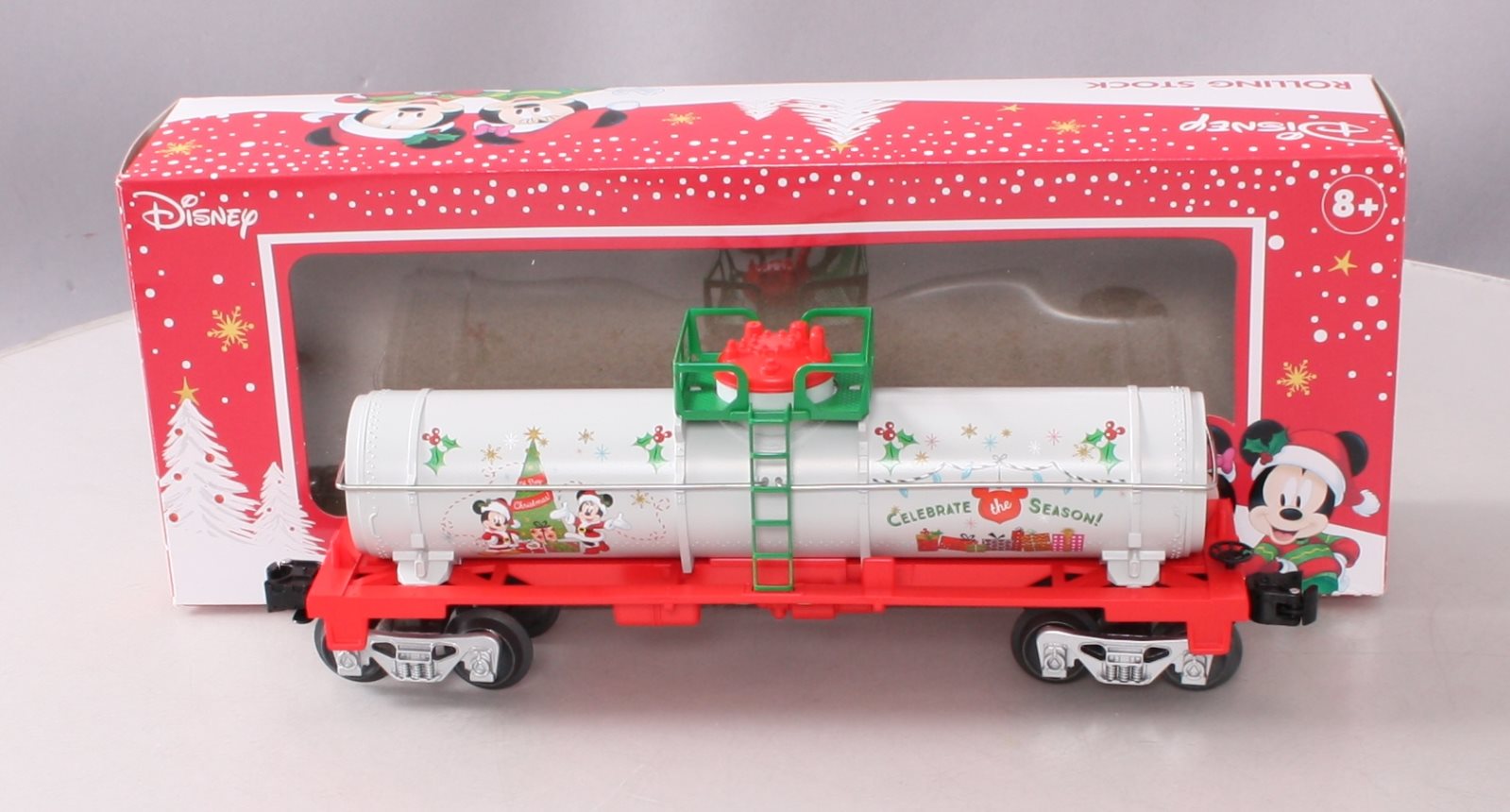 Lionel 2028360 O Mickey & Friends Christmas Tank Car