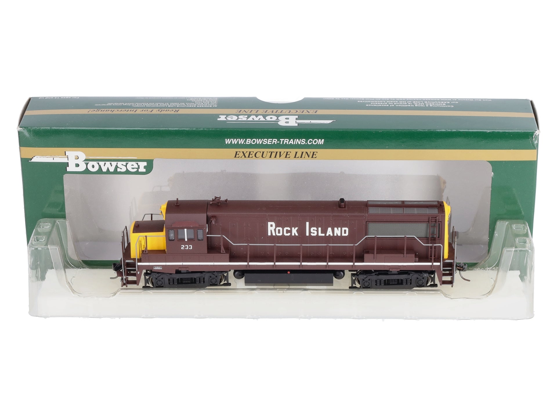 Bowser 23825 HO Scale Rock Island GE U25B Powered Diesel Engine #233