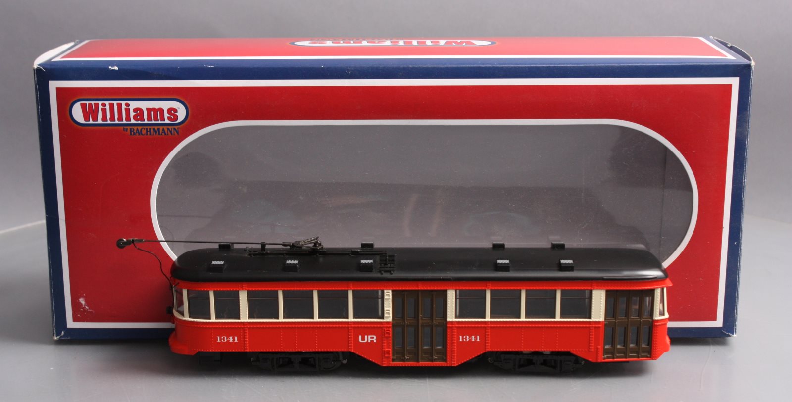 Williams 23906 O Gauge St. Louis Powered Peter Witt Street Car #1341