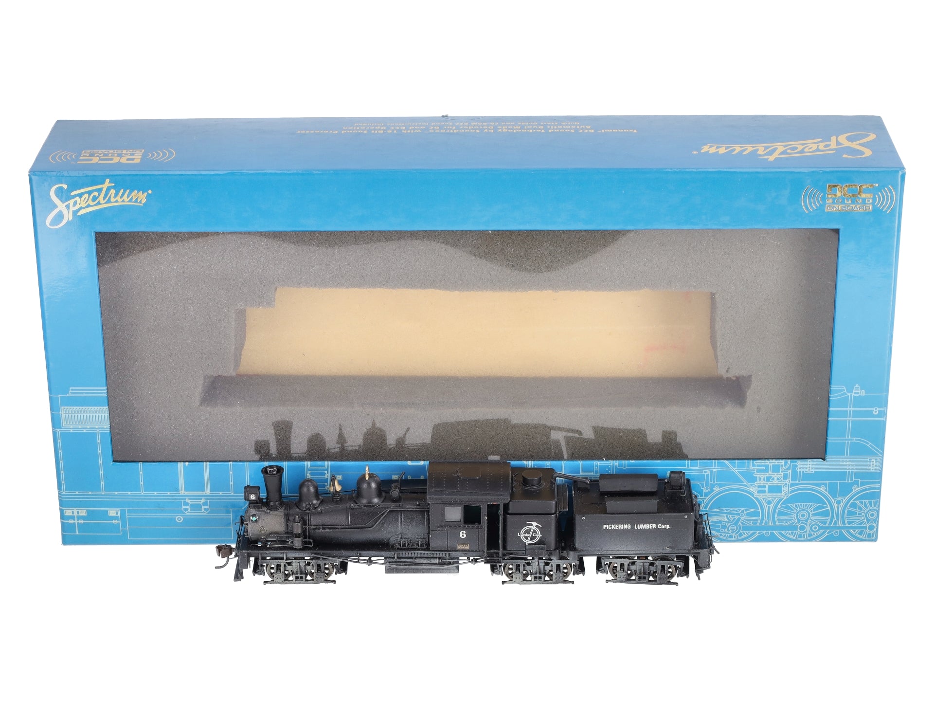 Bachmann 84704 Undecorated 80T 3-Truck Shay w/DCC/Sound