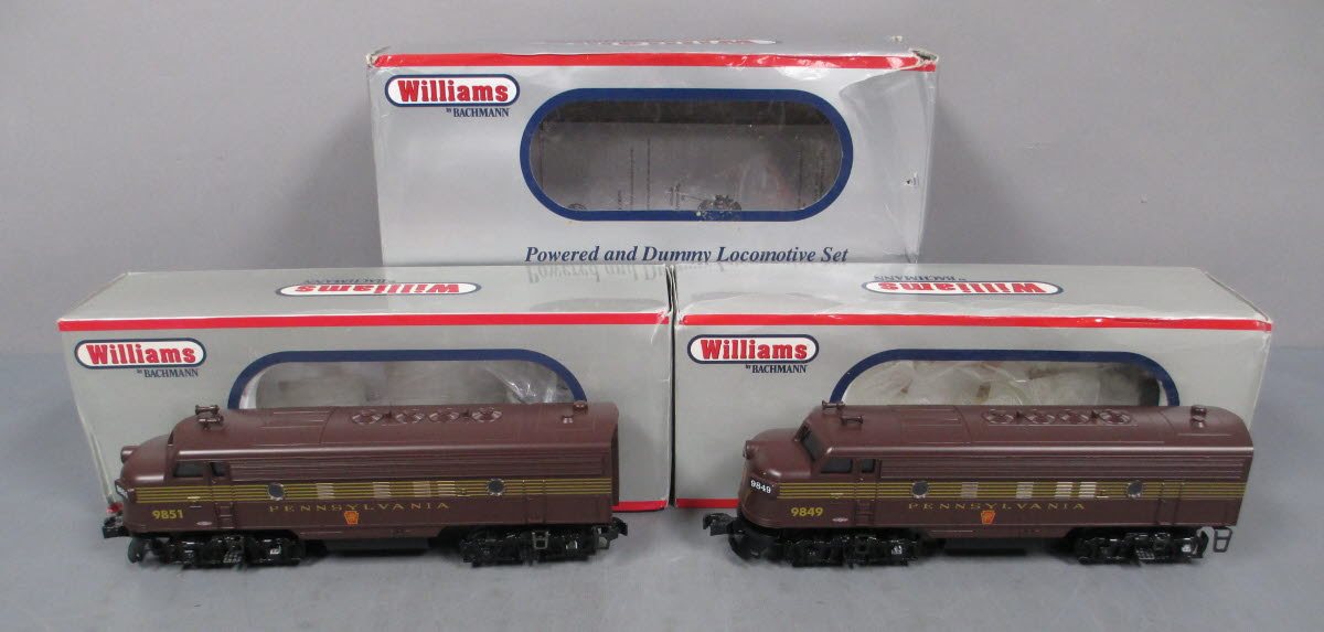 Williams 20717 O Pennsylvania EMD F7 A-A 3-Rail Diesel Locomotive Set