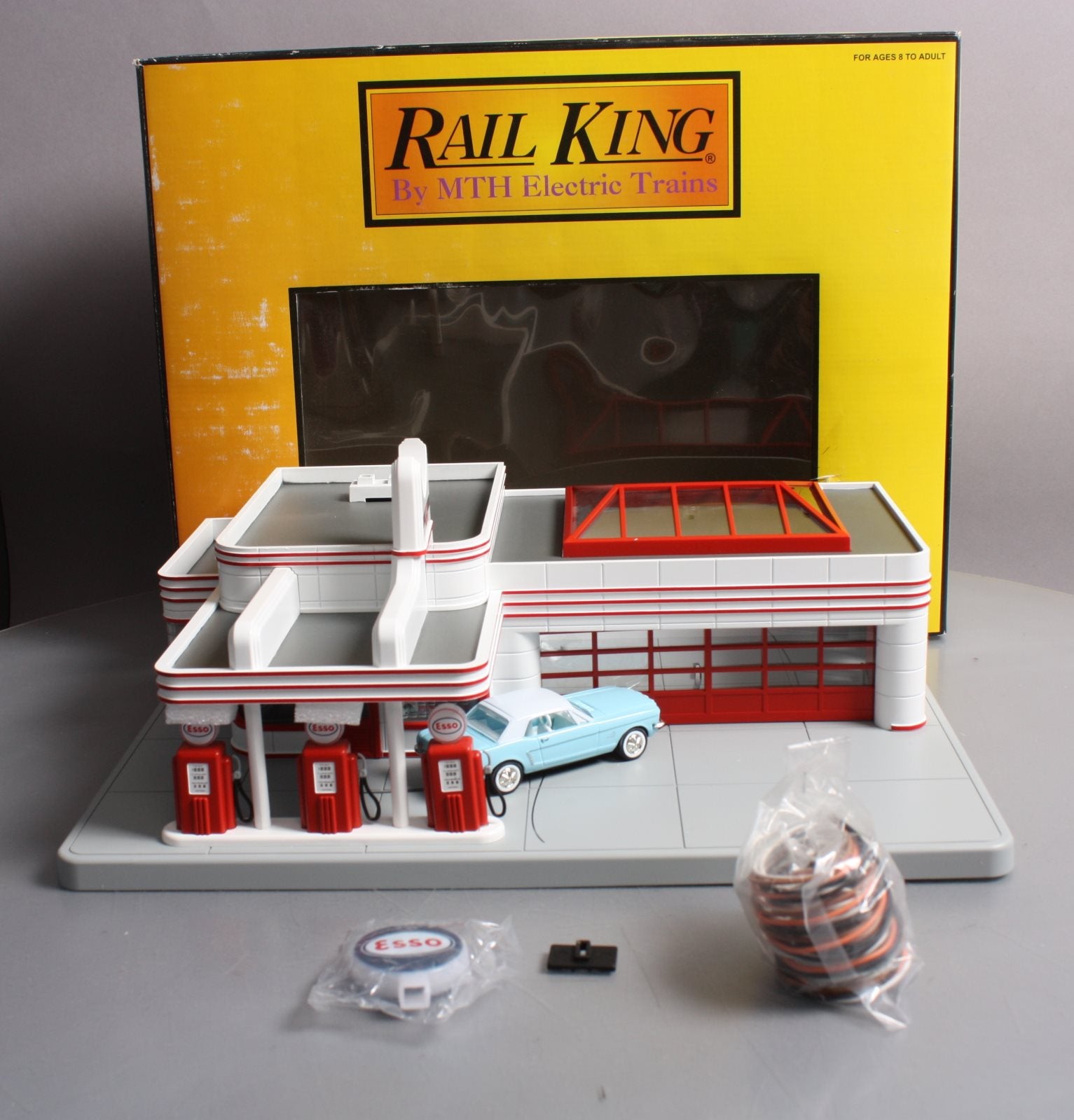 MTH 30-9106 O Gauge Esso Operating Gas Station