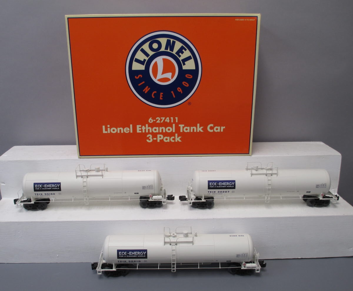 Lionel 6-27411 O Ethanol Tank Car (Pack of 3)