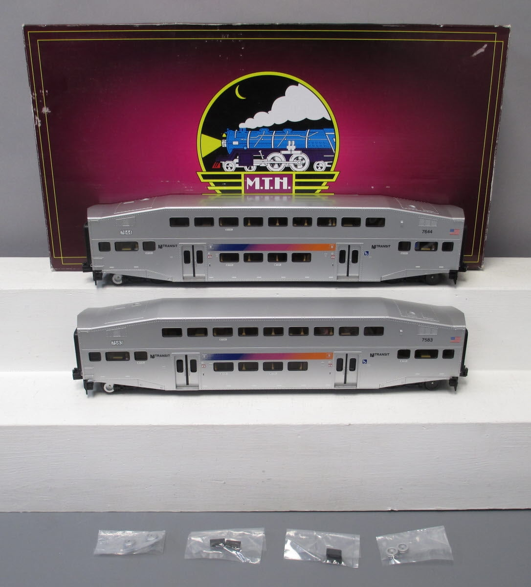 MTH 20-66140 O NJ Transit Bombardier Passenger Car Set (Set of 2)