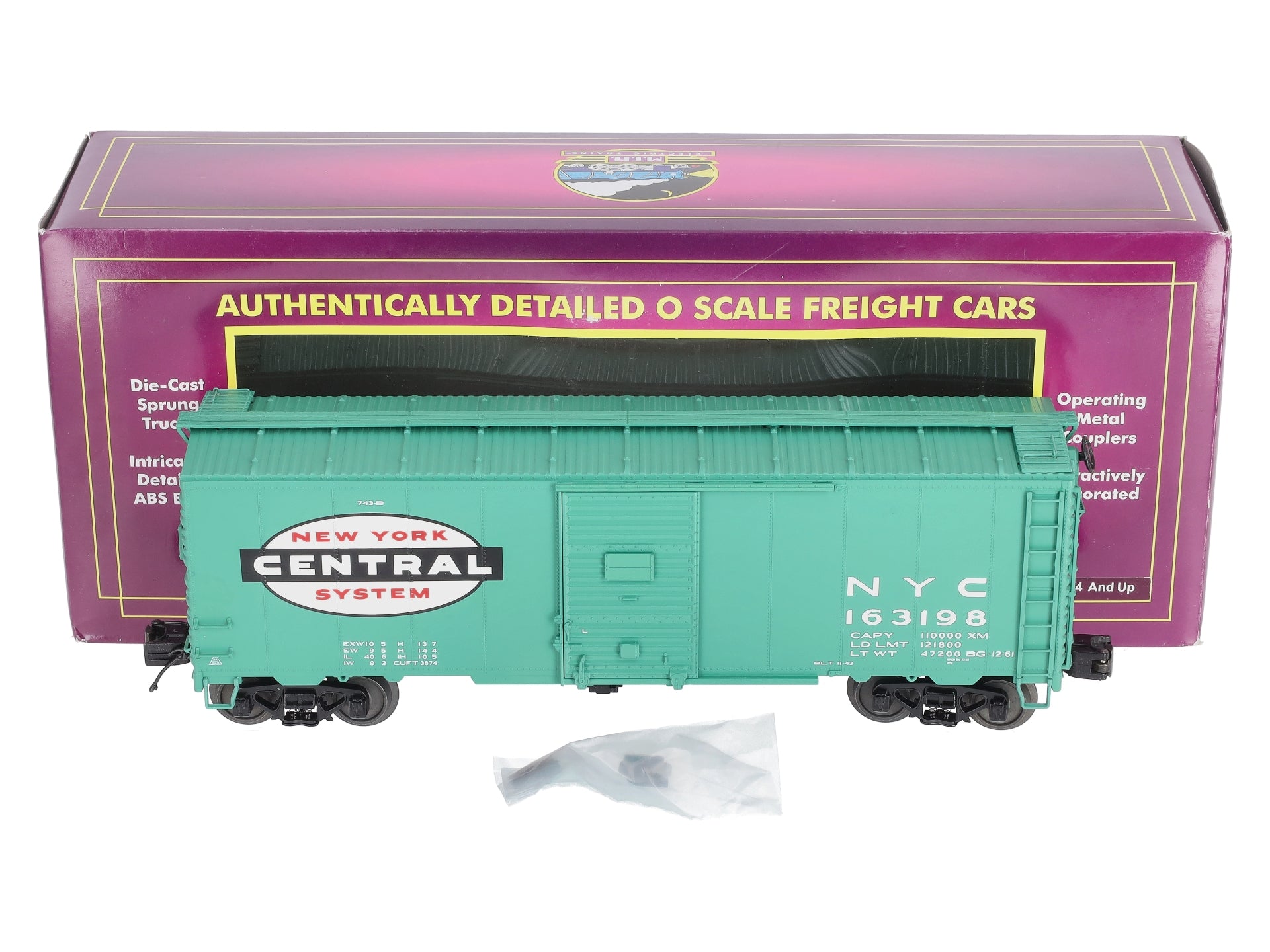 MTH 20-93469 New York Central 40' AAR Box Car #172560
