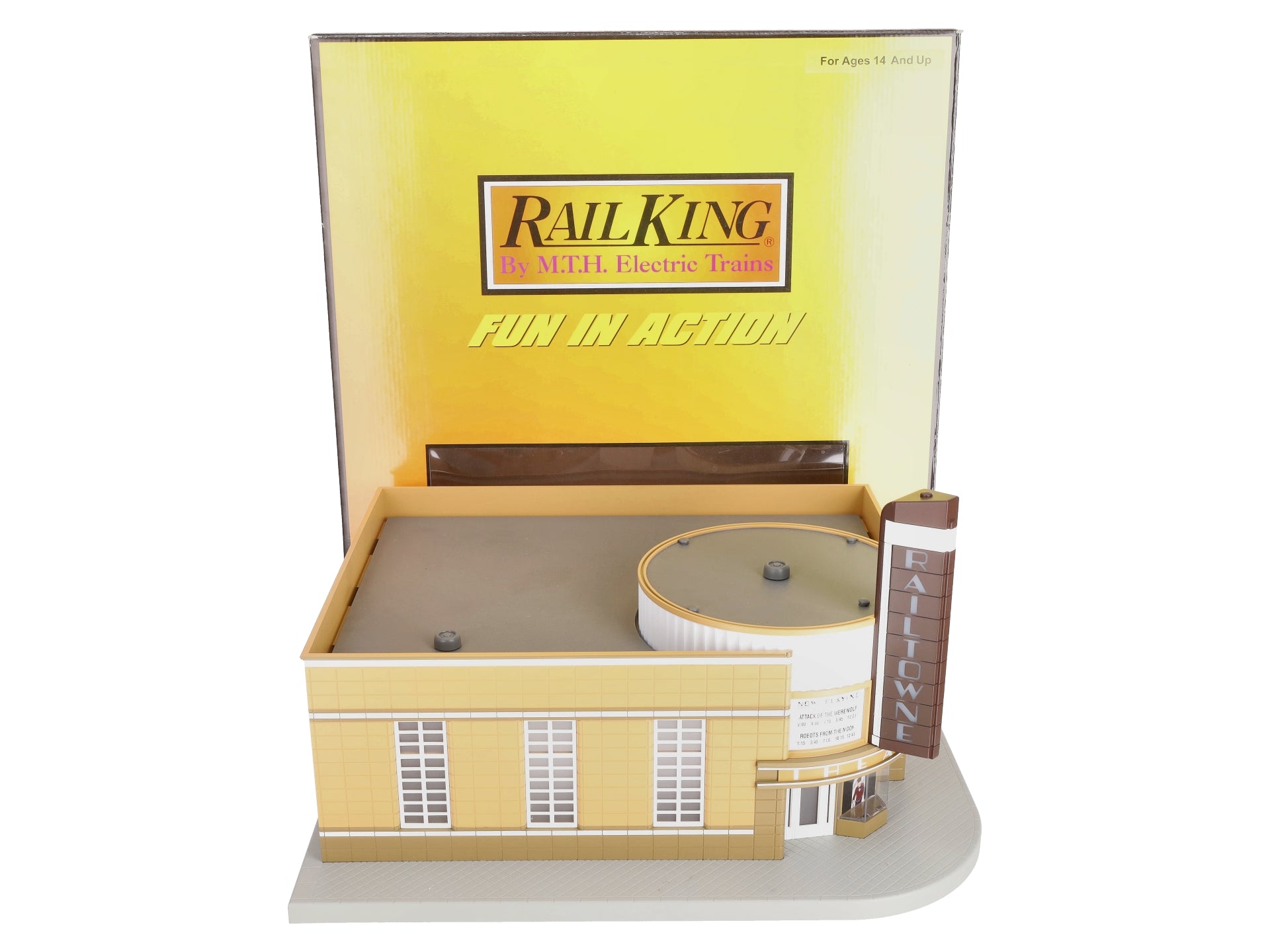 MTH 30-9054 O Scale Railtowne Movie Theater