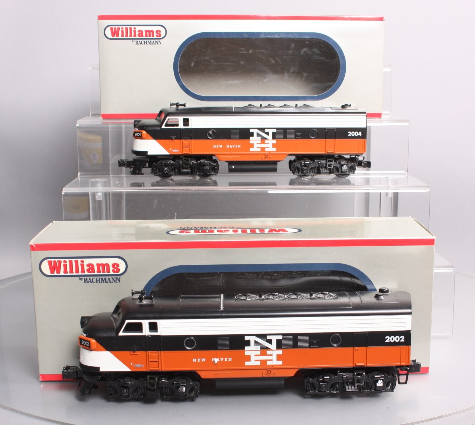 Williams 20714 O Gauge New Haven F7 A-A Diesel Locomotive Set