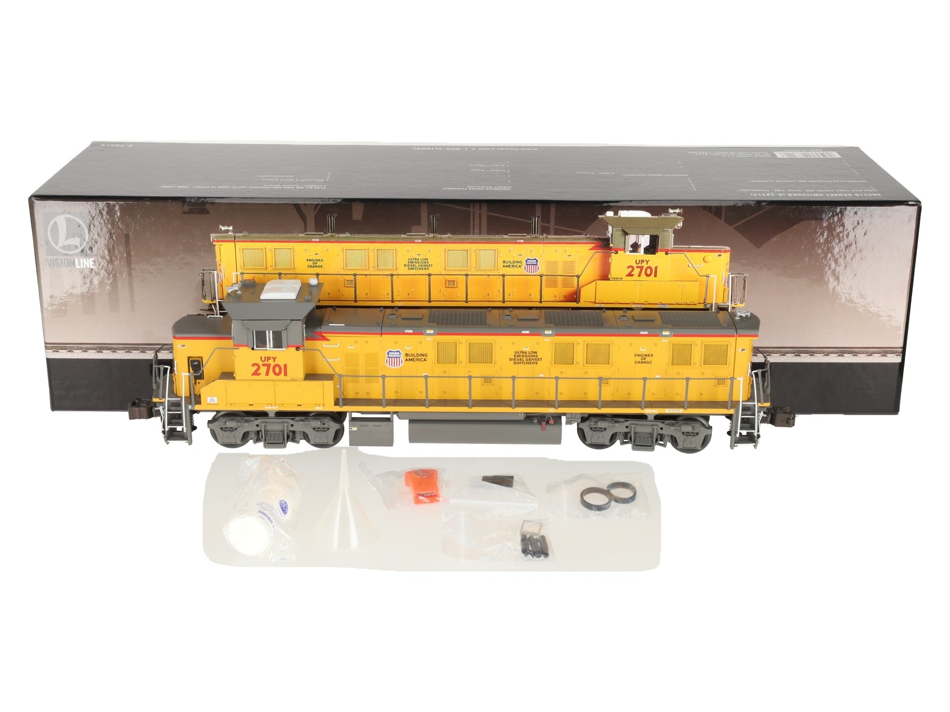 Lionel 6-28314 O VISIONLINE Union Pacific 3GS21B Genset Switcher Diesel #2701