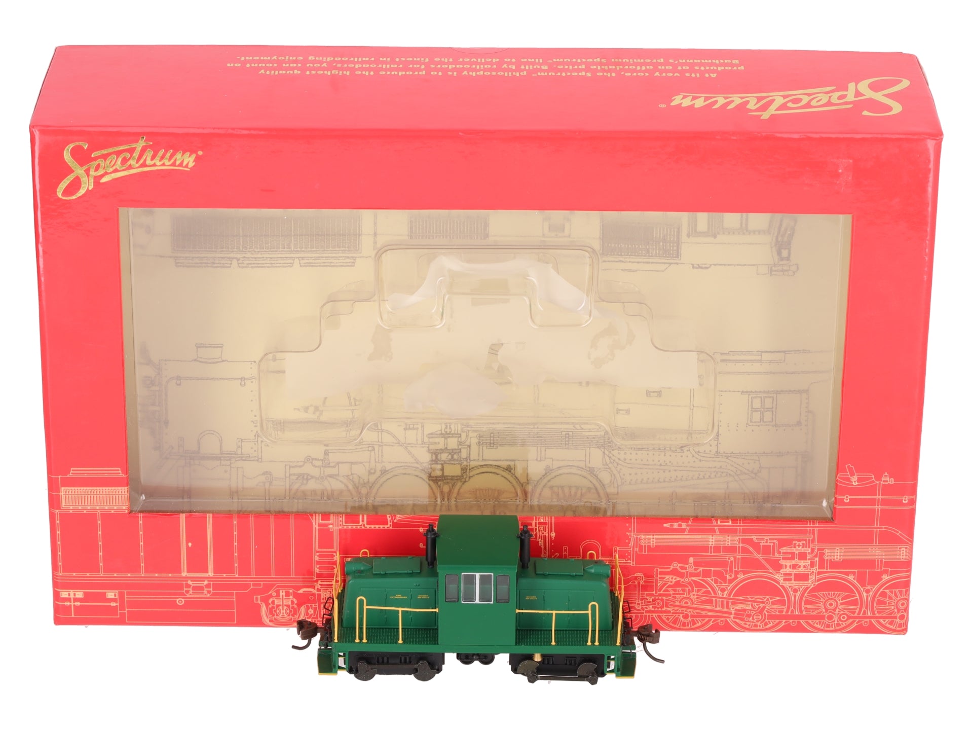 Bachmann 85204 HO Scale Painted-Unlettered Green GE 45-Ton Switcher (DCC)