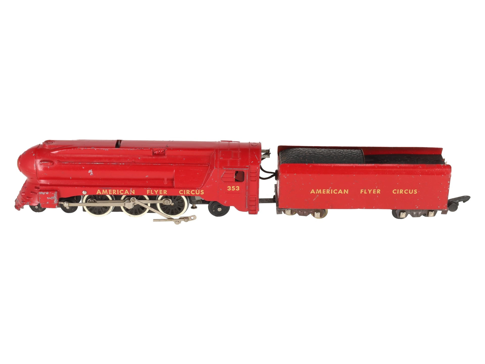 American Flyer 353 Vintage S Circus 4-6-2 Steam Locomotive w/Tender