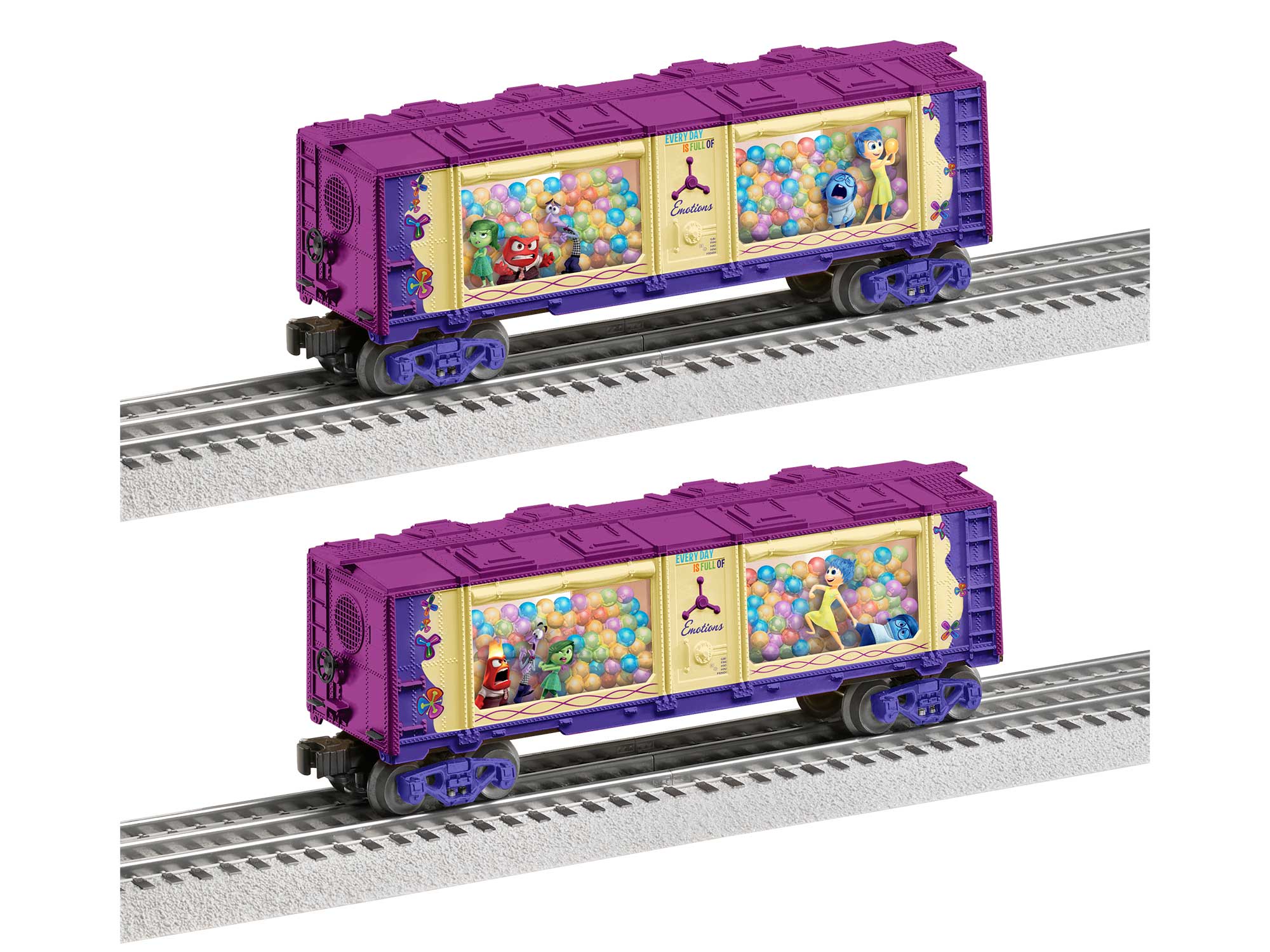 Lionel 2028100 O Inside out Memory Ball Transport Car