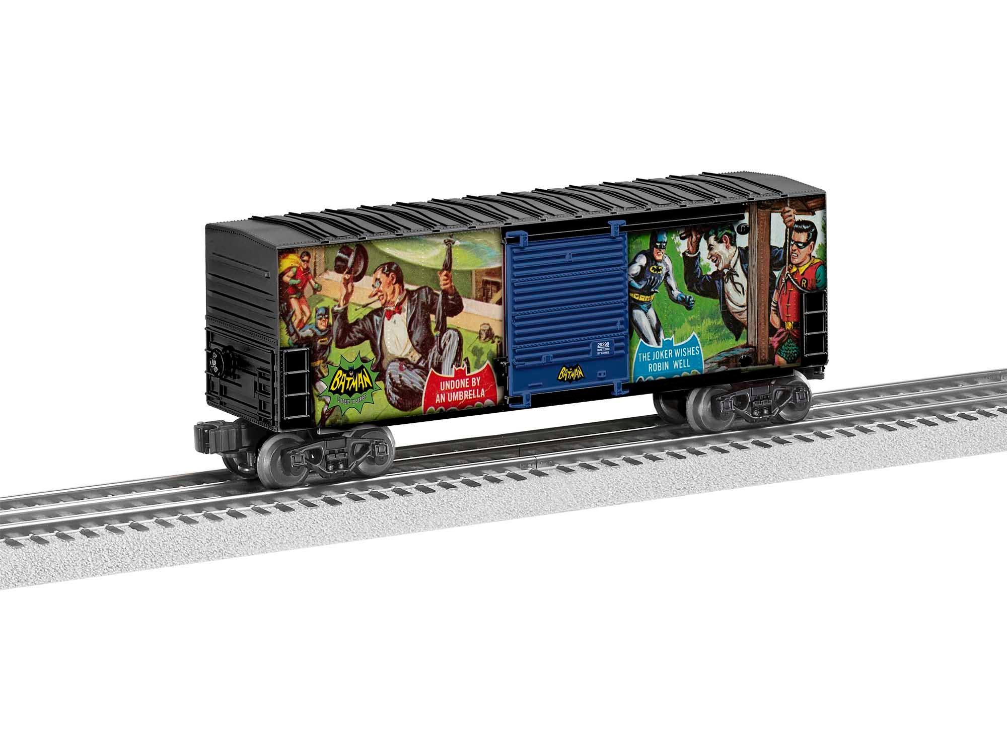 Lionel 2028290 O Gauge Batman Hi Cube Boxcar