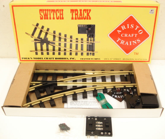 Aristo-Craft 11215 G Euro Brass Left Hand Remote Switch Turnout
