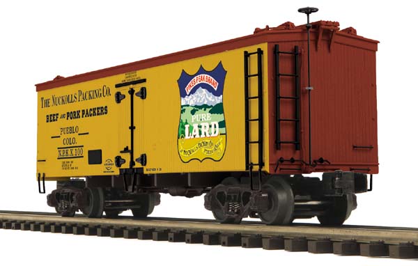 MTH 20-94352 Nuckolls Packing 36' Woodsided Reefer Car