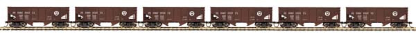 MTH 80-90012 HO Pennsylvania USRA 55-T Steel Twin Hopper Car Set (Set of 6)