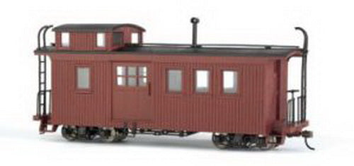 Bachmann 26798 On30 Oxide Red Side Door Wooden Caboose with Interior Light