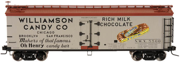 Atlas 41538 N Scale Williamson 40" Wood Reefer #5500