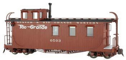 Bachmann 88797 G Spectrum D&RGW Long Caboose #0503 (Metal Wheels)