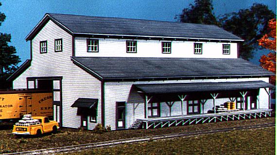 American Model Builders 604 N Scale Transfer Building Laser Art Kit