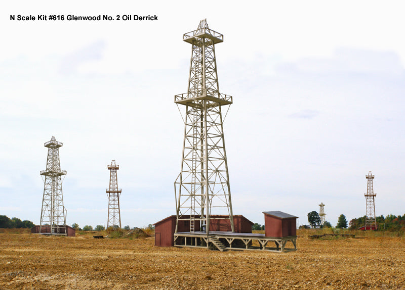 American Model Builders N 616 Glenwood Derrick Laser ArtKit