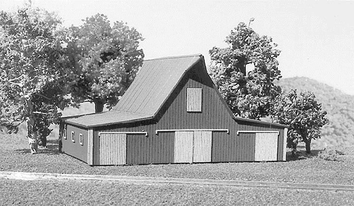 American Model Builders 617 N Feeder & Barn Laser Art Kit
