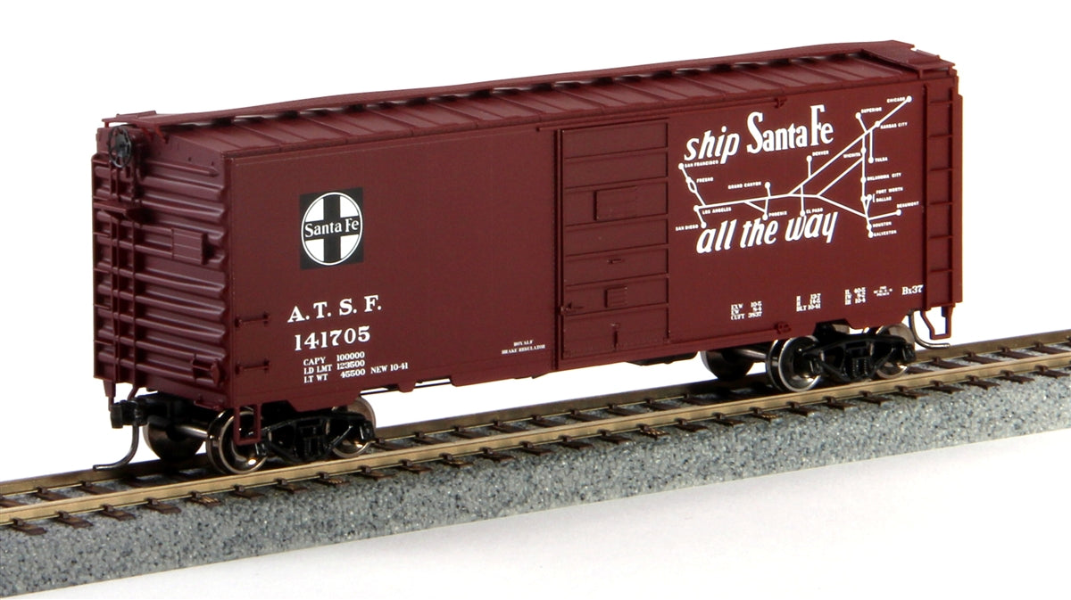 MTH 85-74077 HO Scale Santa Fe 40’ PS-1 Boxcar #141705