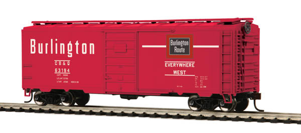 MTH 85-74083 Chicago, Burlington & Quincy HO Scale 40’ PS-1 Boxcar #63194