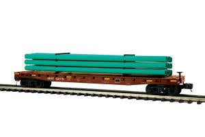 MTH 20-98942 BNSF Flatcar w/Pipe Load