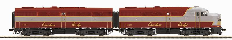 MTH 80-2206-1 HO Canadian Pacific FA-1 A/B Diesel Locomotives #4015/#4410