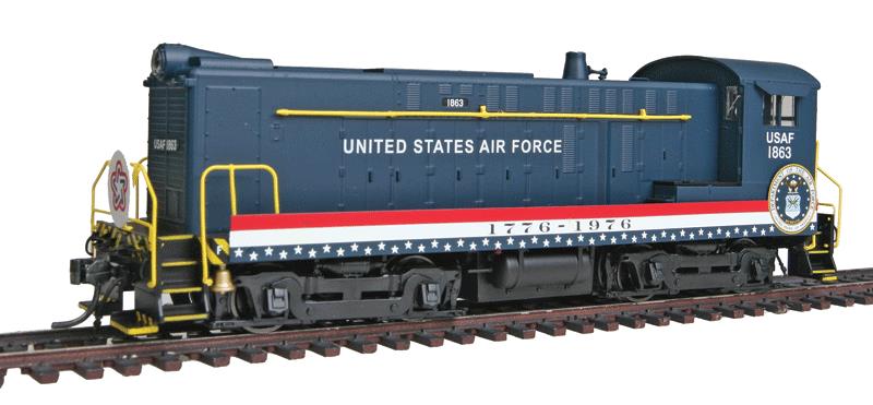 Bowser 23971 HO USAF S12 Switcher wDCC/Snd #1863