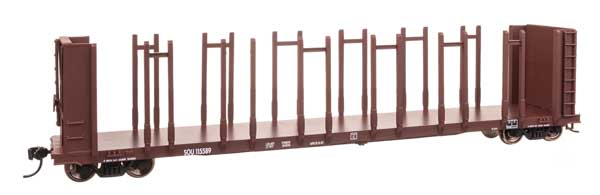 Walthers Mainline 910-50812 HO Scale 63' Pulpwood Flatcar RTR Southern #115589