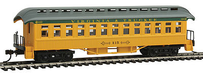 Con-Cor 0001-05604 HO Virginia & Truckee 1880s Wood Open-Platform Coach #115