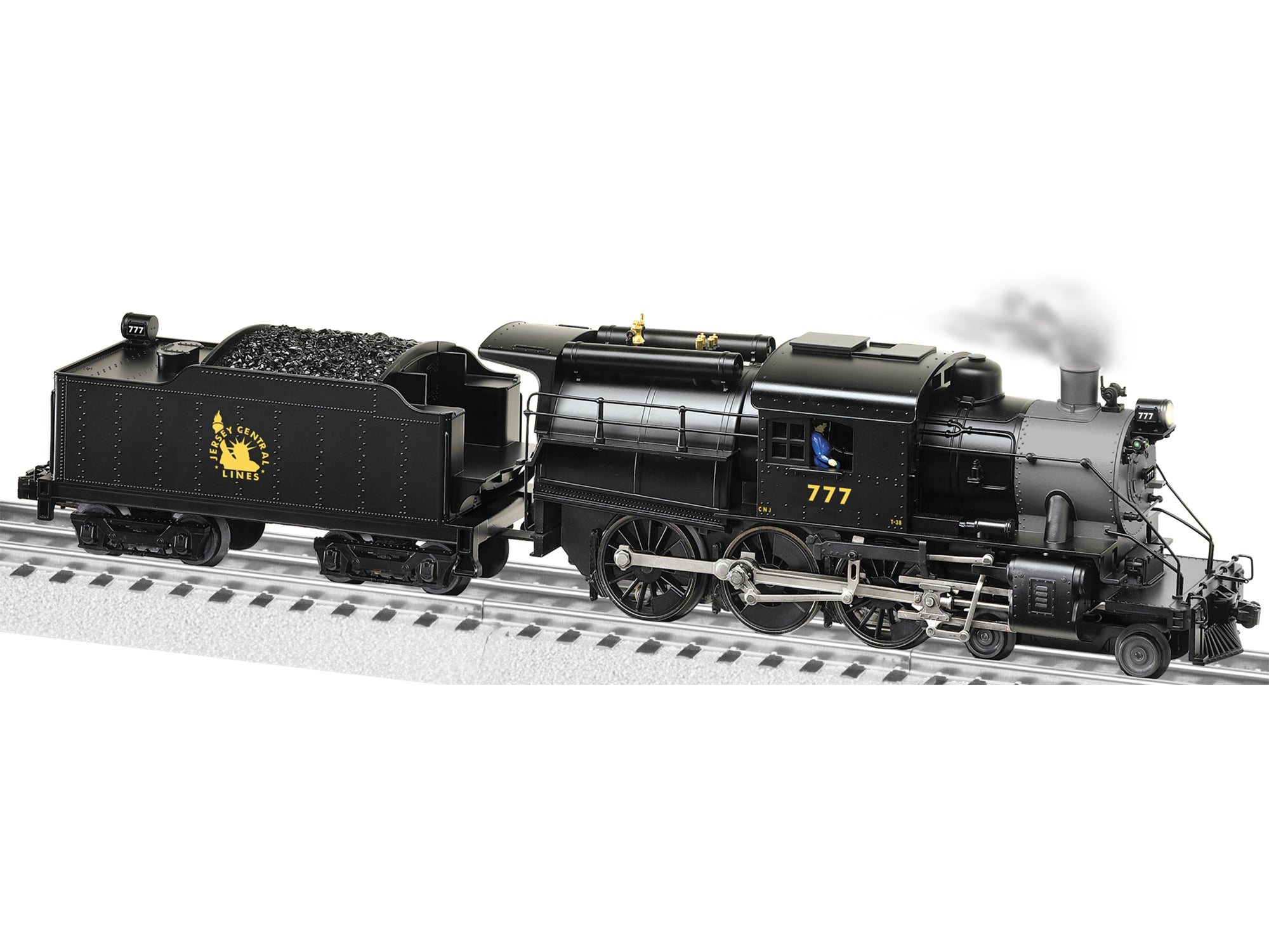 Lionel 6-82414 O Central of New Jersey LionChief Plus Camelback Steam Loco #777
