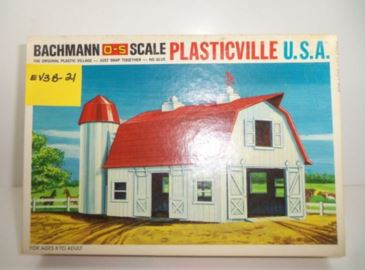 Bachmann 1851 O Plasticville Barn Classic Building Kit