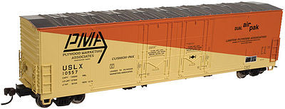 Atlas 50001406 N Plywood Marketing Evans 53' Double Plug-Door Boxcar USLX #10587