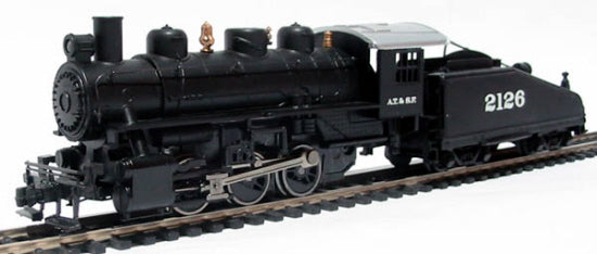 Bachmann 50602 HO ATSF USRA 0-6-0 w/Slope-Back Tender & Smoke Steam Loco #2126