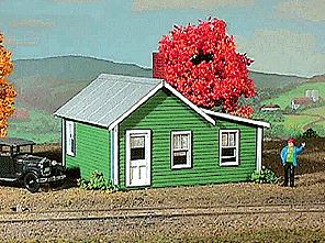 American Model Builders 698 Laser Art Company Houses N Scale Kit (Pack of 3)