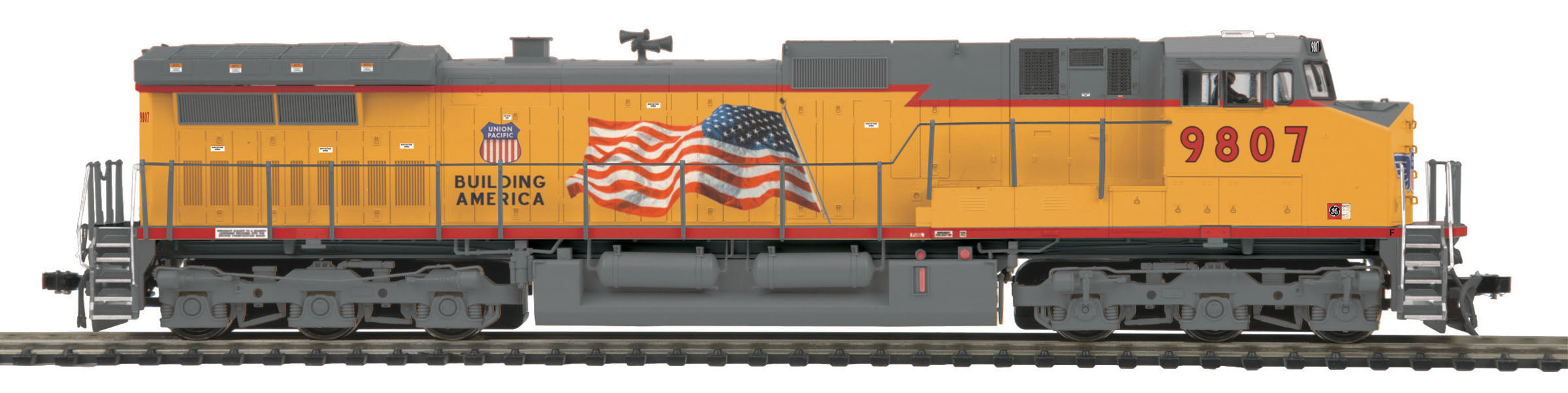 MTH 80-2308-0 HO Union Pacific Dash-9 Diesel Engine (DCC Ready) #9807