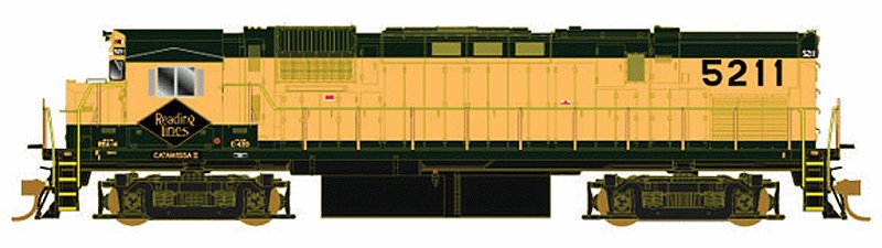 Bowser 23887 HO Reading Alco C430 with LokSound Sound & DCC #5211