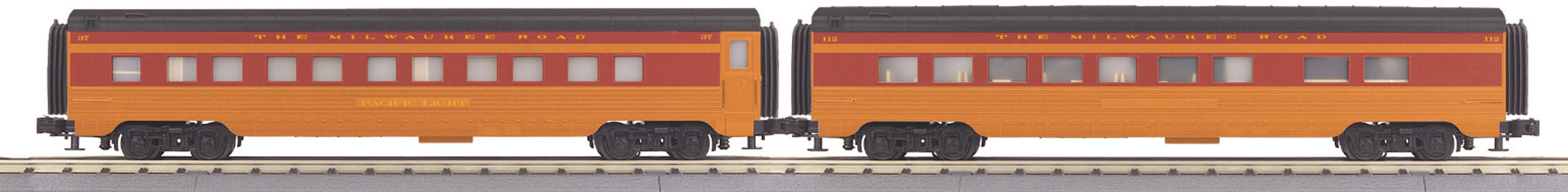MTH 30-67860 O Milwaukee Road 60' SL FS ABS Sleeper/Diner 3-Rail RailKing