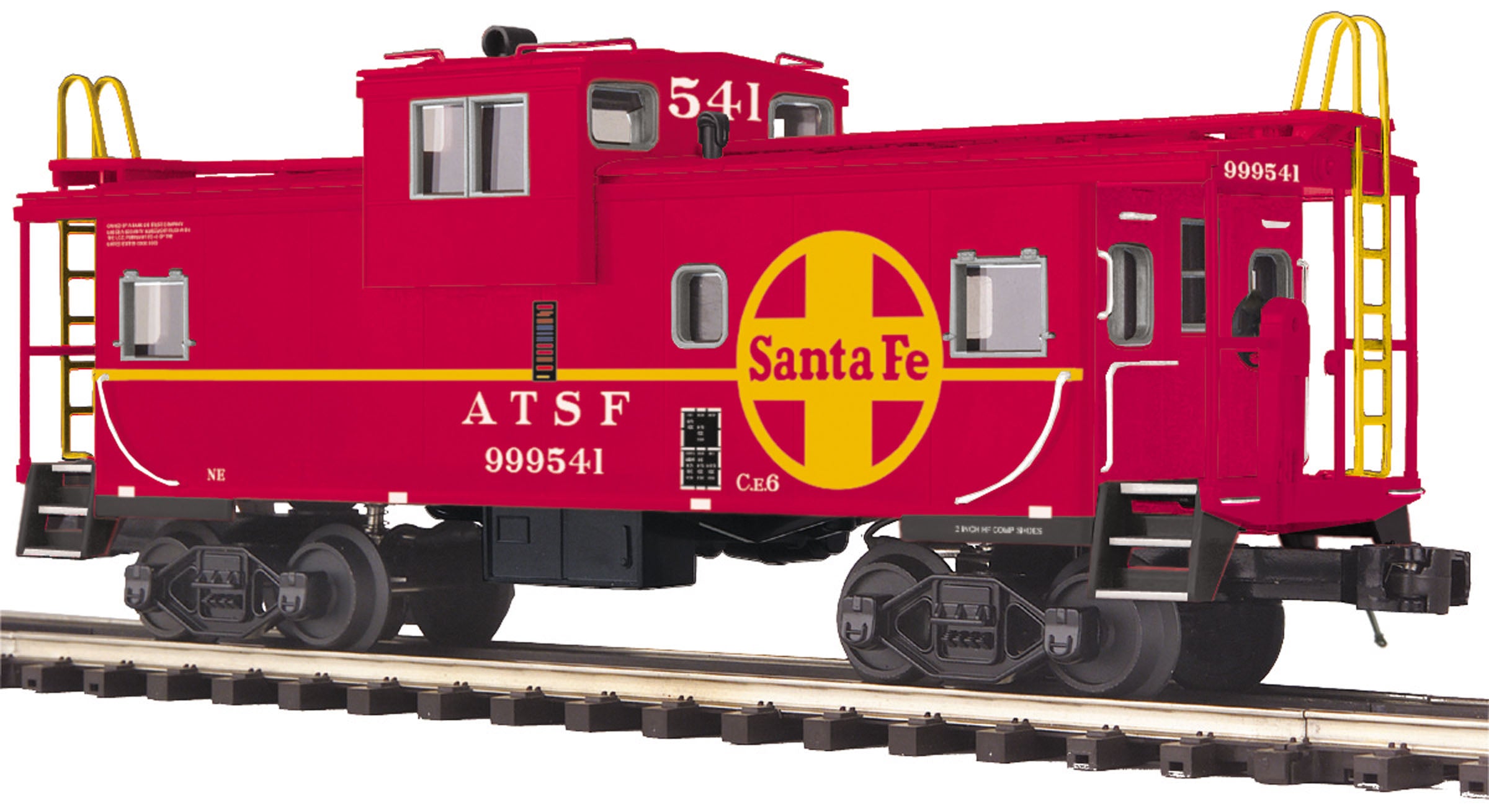MTH 20-91564 Santa Fe Extended-Vision Caboose